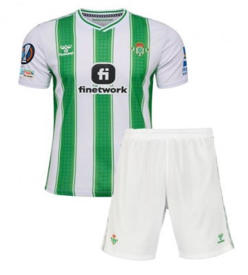 Real Betis Primera Equipación Niños 2023-24 Manga Corta (+ Pantalones cortos)